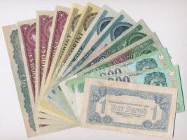 1936-2007. 13xklf magyar bankjegytétel T:III