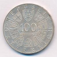 Ausztria 1975. 100Sch Ag "150 éve született ifj. Johann Strauss" T:1- patina
Austria 1975...