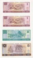 Kína 1980. 5Y + 1990. 2Y + 1996. 1Y (2x, sorszámkövető) T:II
China 1980. 5 Yuan + 1990. 2 Yuan + 19...
