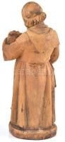 Sörivó, faragott fa szobor. 40 cm