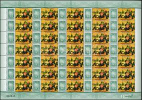 2012 Üzenet bélyegem (V.) - Belföld 45. Virágkarnevál, Debrecen megszemélyesített teljes ív (25.000)