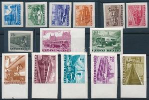 1963 Közlekedés vágott sor (15.000) / Mi 1924-1937 imperforate set