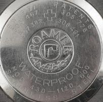 Roamer Stingray kézi felhúzós fém tokos karóra, dátum kijelzés. Működő, jó állapotban 34x35 mm