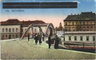 Nagybecskerek, Zrenjanin, Veliki Beckerek; utca, híd / street, bridge