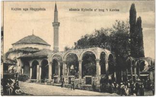 1918 Kavaje, Kavaja; Kujtim nga Shqypenia, xhamia Kybelie n treg t Kavisa / Kubelie Mosque (EK)