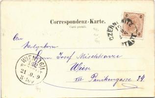 1899 (Vorläufer) Chernivtsi, Czernowitz, Cernauti, Csernyivci (Bukovina); Zuczka / Zuchka / military...