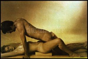 Fincsi néznivalók aktfotósok műterméből, vegyes válogatás, 13 db NEGATÍV és/vagy DIAPOZITÍV felvétel...