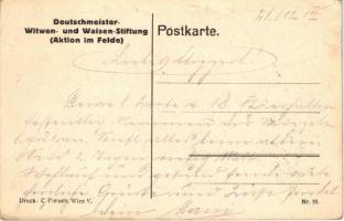 1917 Vornehme Einquartierung / WWI Austro-Hungarian K.u.K. military art postcard, humour, support fu...