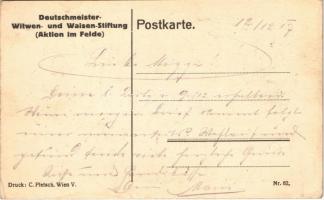 1917 Frontdienst Unwürdig! / WWI Austro-Hungarian K.u.K. military art postcard, humour, support fund...