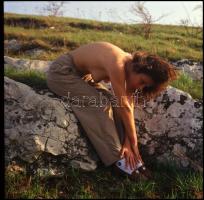 Menesdorfer Lajos (1941-2005) budapesti fotóművész hagyatékából, 13 db vegyes vintage NEGATÍV, külön...