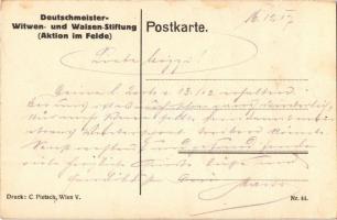 1917 Im Felde nur ist der Mann noch was Wert! / WWI Austro-Hungarian K.u.K. military art postcard, h...