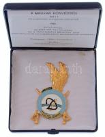 1991. "Hazánk légterét védjük" aranyozott, műgyantás plakett az Duna Légvédelmi Rakétadand...