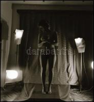 cca 1988 A nők megismerésére tett kísérletek, Menesdorfer Lajos (1941-2005) budapesti fotóművész hag...