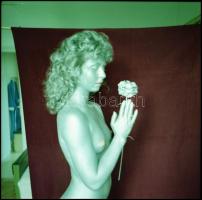 cca 1988 A nők megismerésére tett kísérletek, Menesdorfer Lajos (1941-2005) budapesti fotóművész hag...