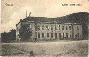 Óradna, Alt-Rodna, Radna veche, Rodna; Állami elemi iskola. Fogyasztási szövetkezet kiadása / elementary school (EK)