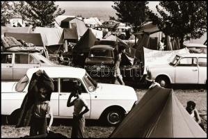 cca 1960-as években, különböző évszakokban készült felvételek a Balatonról (jégvitorlás, jégvágók mu...