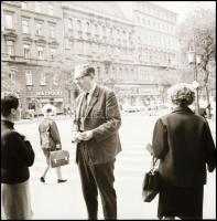 cca 1967 Magyar Bálint (1910-1992) filmtörténész, a Magyar Színház krónikása, Kotnyek Antal (1921-19...