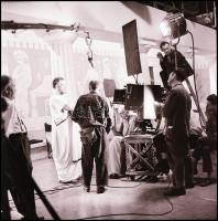 cca 1967 Az Utolsó háború c. TV film forgatásán készült felvételek, Kotnyek Antal (1921-1990) budape...