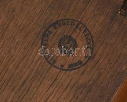 Kézdi-Kovács László (1864-1942): Őszi erdő, 1904. Olaj, fatábla. Jelzett. Hátoldalán régi kiállítási...