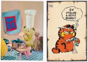 25 db MODERN humoros motívum képeslap: mesefilmek / 25 modern humorous motive postcards: cartoons