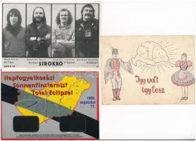 25 db MODERN motívum képeslap: reklám, művész / 25 modern motive postcards: advertisement, art