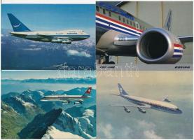 10 db MODERN repülős motívum képeslap / 10 modern aircraft motive postcards