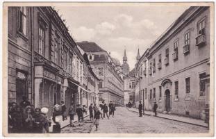 1925 Nagyszombat, Tyrnau, Trnava; Hviezdoslavova ulica / utca, Helena Weiss üzlete / street, shop (EK)