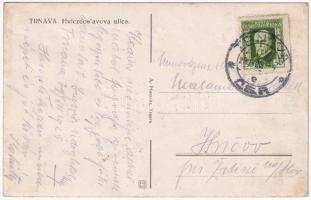 1925 Nagyszombat, Tyrnau, Trnava; Hviezdoslavova ulica / utca, Helena Weiss üzlete / street, shop (E...
