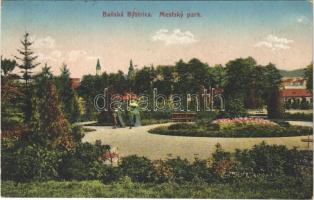 1925 Besztercebánya, Banská Bystrica; Városliget / Mestsky park / park