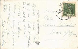 1932 Pöstyén, Piestany; Most a hotel Royal / Royal szálloda és híd / hotel and bridge