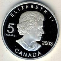 Kanada 2003. 5$ Ag "Labdarúgó VB" T:PP Csak 21.542db!