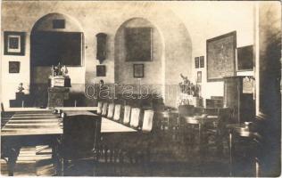 Kassa, Kosice; Laktanya belső, olvasóterem / reading room of the k.u.k. military barracks, interior. photo