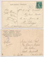 8 db RÉGI motívum képeslap: macskák, közte néhány litho / 8 pre-1945 motive postcards: cats, includi...