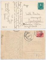 7 db RÉGI motívum képeslap: gyerekek, üdvözlőlapok, litho / 7 pre-1945 motive postcards: children, g...