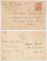 11 db RÉGI motívum képeslap: hölgyek, üdvözlőlapok, gyerekek, közte szecessziós és litho / 11 pre-19...