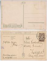 8 db RÉGI motívum képeslap: művészlapok, közte 2 Stengel litho / 8 pre-1945 motive postcards: art po...