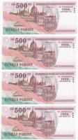 2006. 500Ft "EB" "50. évforduló 1956. október 23" (4x, sorszámkövetők) T:I
Adam...