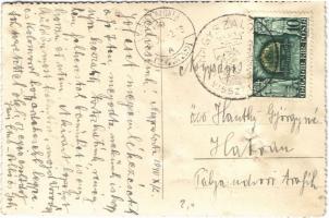 1940 Nagyszalonta, Salonta; bevonulás, "Isten hozott szép magyar leventék, aranyos vitézek!&quo...