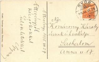 1935 Öttevény, Gróf Csáky kastély. Tarninger András kiadása (EK)