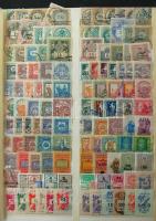 1876-tól 127 db klf magyar okmánybélyeg nagyalakú berakólapon