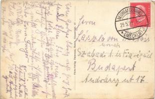 1929 Gartz, Gruß aus dem alten Forsthaus "Gartzer-Schrey" / old forest house, inn, garden ...