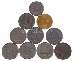 2005-2020. 50Ft Cu-Ni (8xklf) forgalmi emlékkiadások + 
2020. 10Ft Cu-Ni + 20Ft Cu-Ni "Tisztel...