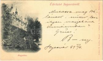 1899 (Vorläufer) Segesvár, Schässburg, Sighisoara; megyeház / county hall