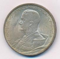 1939. 5P &quot;Horthy balra&quot; Ag T:1-,2 patina  Adamo P8.2