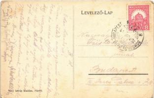 1930 Pásztó, Hasznosi várrom. Tury István kiadása + "SOMOSKŐÚJFALU - BUDAPEST 22 B" vasúti...