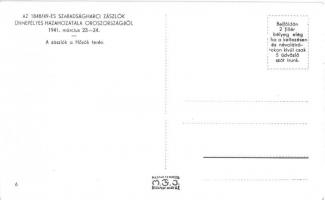 1941 Budapest XIV. Az 1848-49-es szabadságharci zászlók ünnepélyes hazahozatala Oroszországból. A zá...