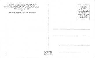 1941 Lavochne, Lavoczne; az 1848-49-es szabadságharci zászlók ünnepélyes hazahozatala Oroszországból...