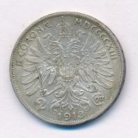 Ausztria 1913. 2K Ag "Ferenc József" T:1- 
Austria 1913. 2 Corona Ag "Franz Joseph&q...