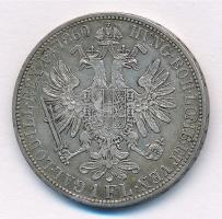Ausztria 1860A 1Fl Ag "Ferenc József" T:1- patina
Austria 1860A 1 Florin Ag "Franz J...