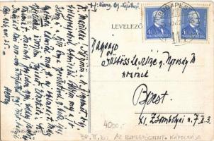 1936 Budapest II. Lipótmező, M. kir. állami elme- és ideggyógyintézet kápolnája, belső. Hollenzer fe...